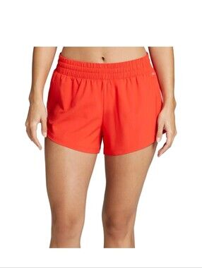Nwt DSG Women's Athletic Stride Mid-Rise Shorts Orange